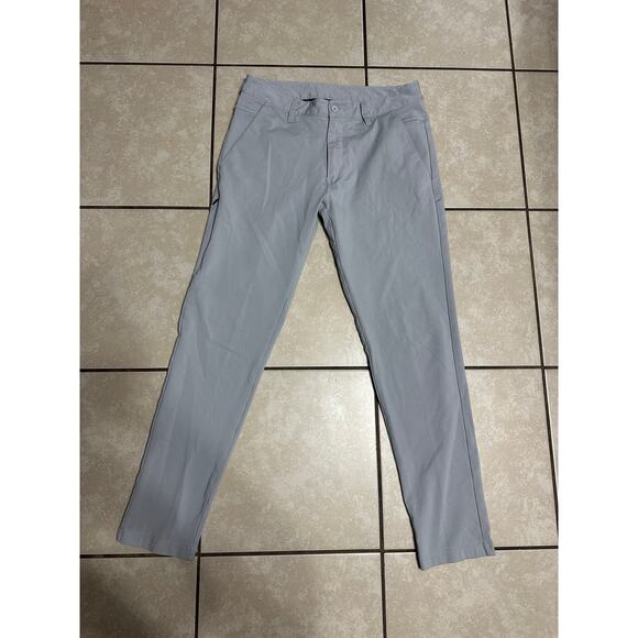 BYLT Pants Mens Medium Gray Everyday Pant 2.0 Stretch Performance Chino Golf - Picture 1 of 9
